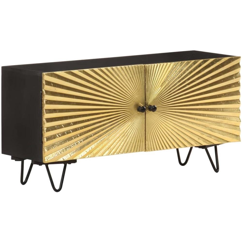 Mobile Porta TV 90x30x45 cm in Legno Massello di Mango - Foto 1