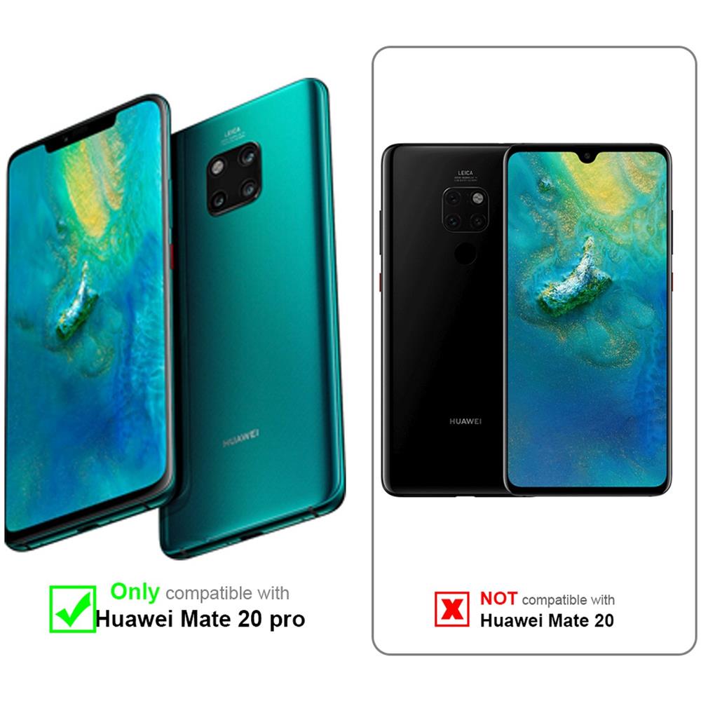 Custodia Compatibile Con Huawei Mate 20 Pro In Marmo Blue Wave No. 13 - Coperchio Protettivo In Silicone Tpu Con Motivo A Mosaico - Foto 2
