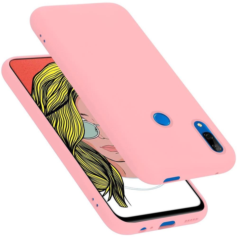 Custodia Compatibile Con Huawei P Smart 2019 In Liquid Rosa - Coperchio Protettivo In Silicone Tpu Flessibile - Foto 1