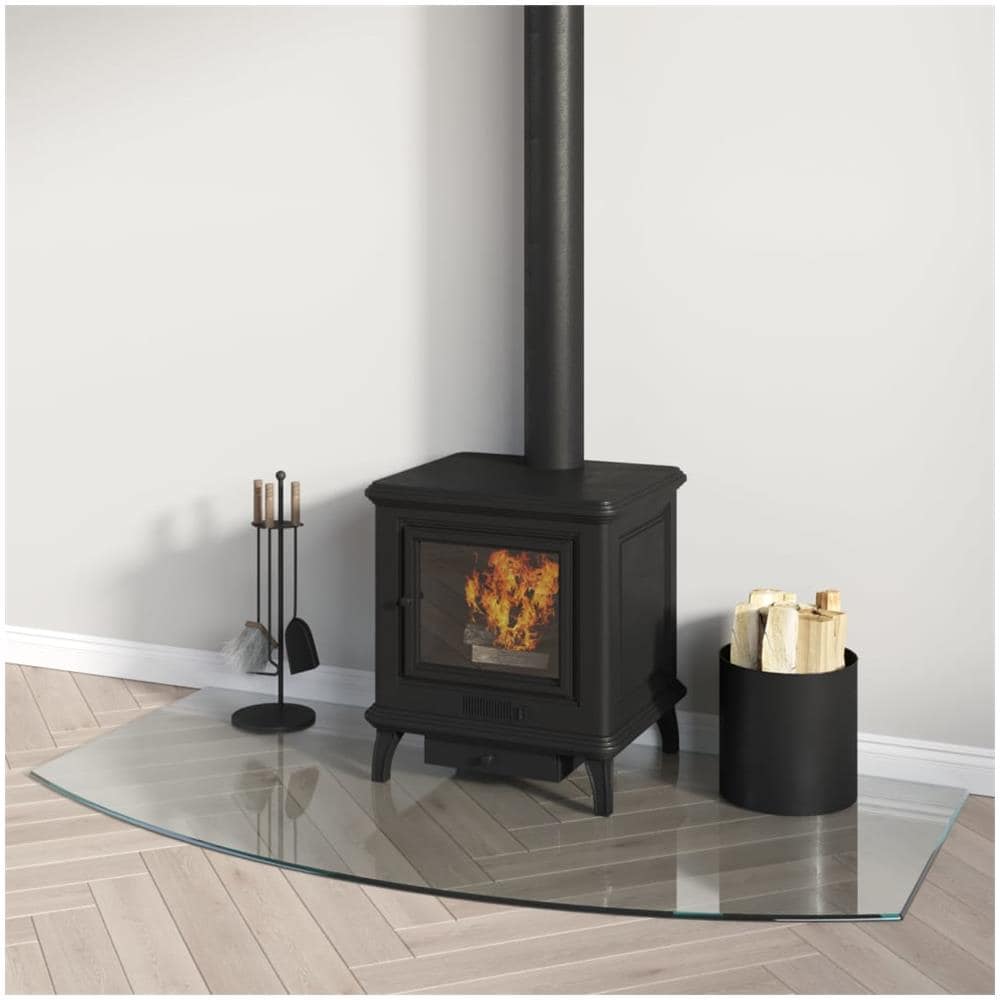 Lastra In Vetro Per Caminetto 120x60 Cm - Foto 3