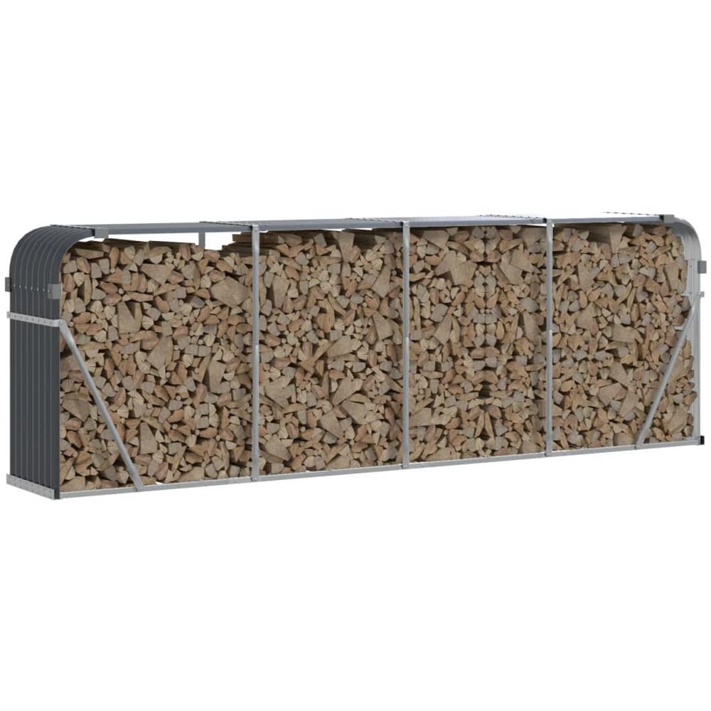 Portaceppi Antracite 300x45x100 Cm In Acciaio Zincato - Foto 3