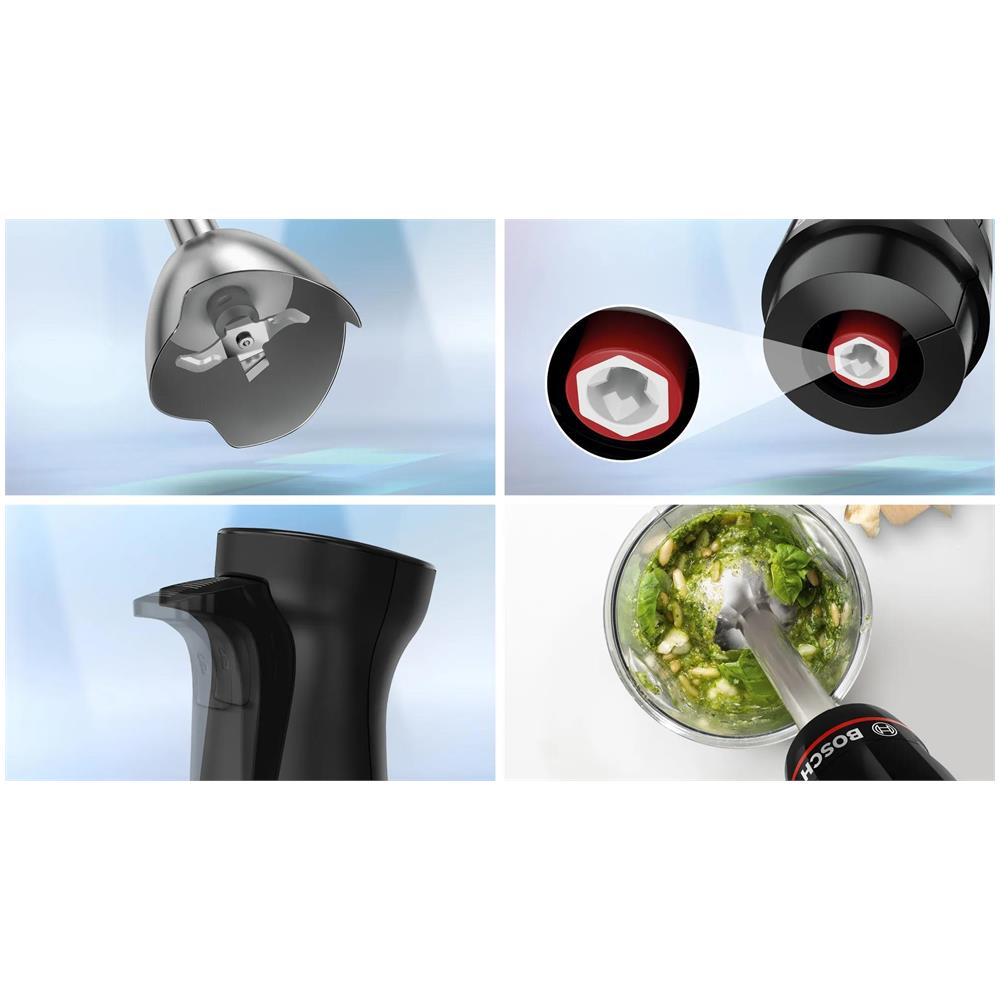 Serie 4 MSM4B623 frullatore 0,6 L Frullatore ad immersione 1000 W Antracite, Trasparente - Foto 2