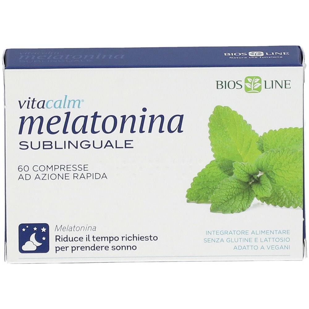 Vitacalm Melatonina Sublinguale 60 Compresse 1 mg - Foto 2
