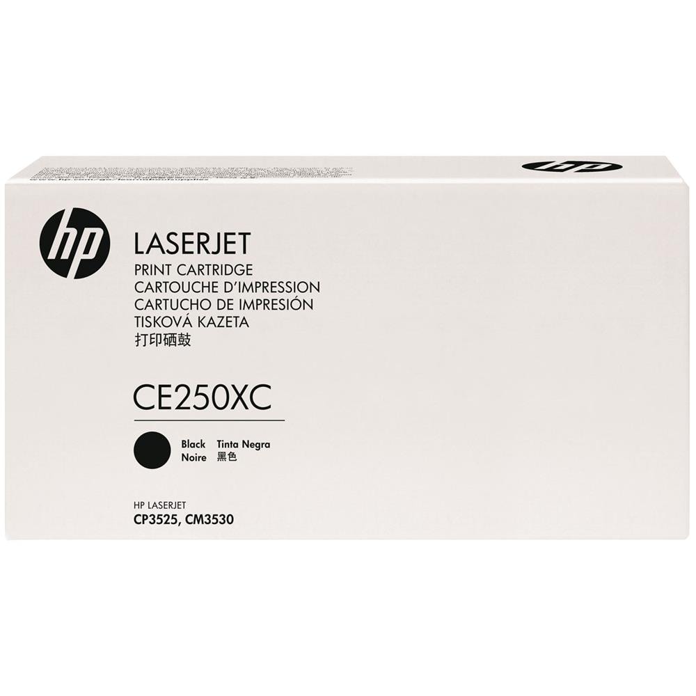CE250XC Toner Originale Nero per LaserJet Printers CP3525 Capacità 10500 Pagine - Foto 2
