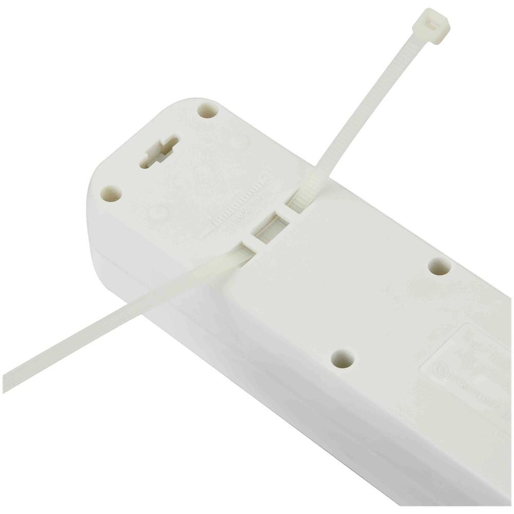 62064 Multipresa 5 posti polivalenti 10/16A - cavo 1,5 m, spina piccola 10A - Foto 5