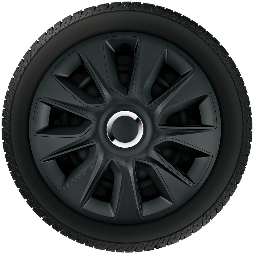 Copricerchi Auto Universali 13 Pollici Tech-one Stratos Rc Black 31605 - Foto 9