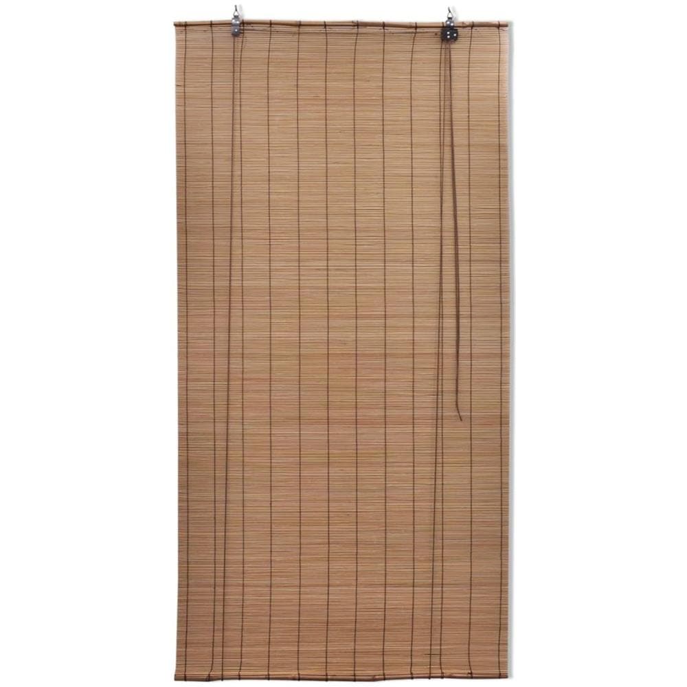 Tenda Avvolgibile In Bambù 140x220 Cm Marrone - Foto 2