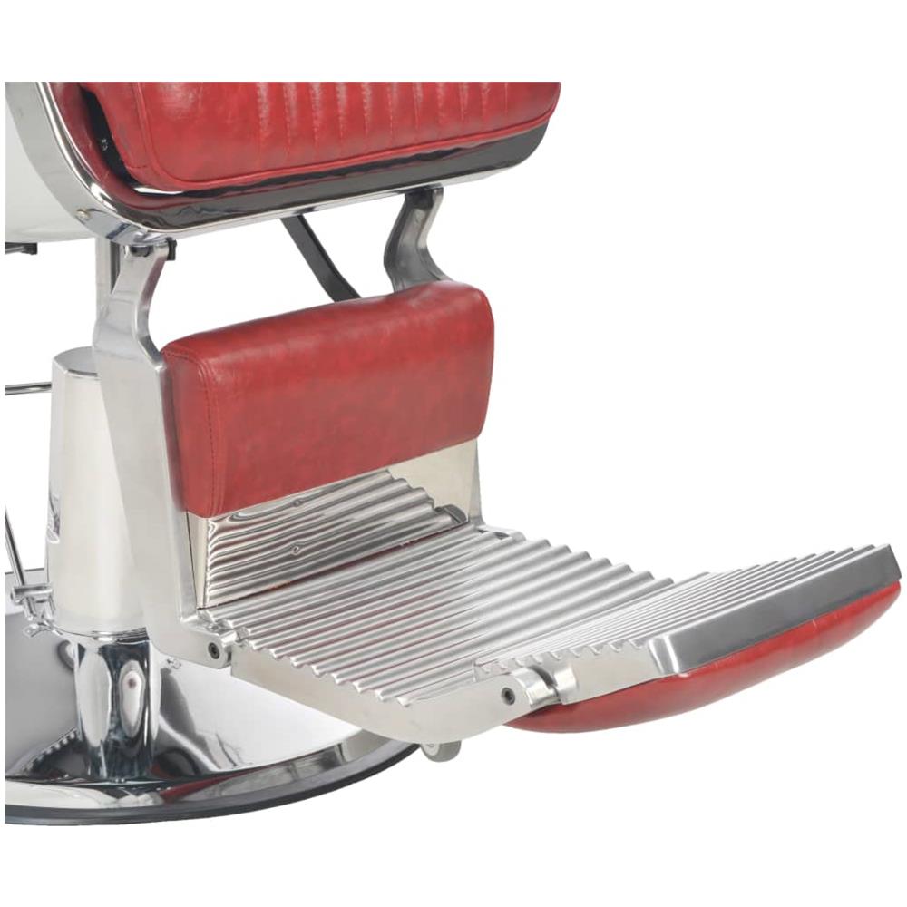 Poltrona Da Barbiere Rossa 68x69x116 Cm In Similpelle - Foto 8