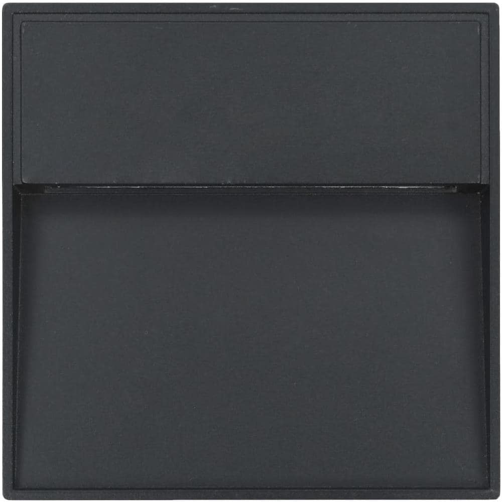 Lampade Da Parete Da Esterno A Led 2 Pz 3 W Nere Quadrate - Foto 9
