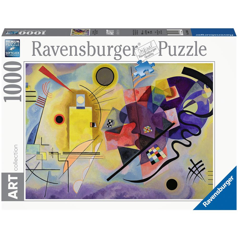 RVB14848 Puzzle da 1000 Pezzi - Art Collection: Wassily Kandinsky, Yellow, Red, Blue - Foto 1