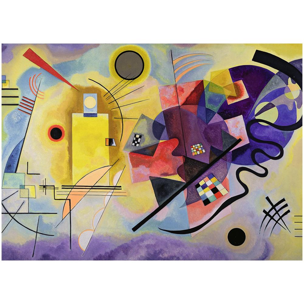 RVB14848 Puzzle da 1000 Pezzi - Art Collection: Wassily Kandinsky, Yellow, Red, Blue - Foto 2