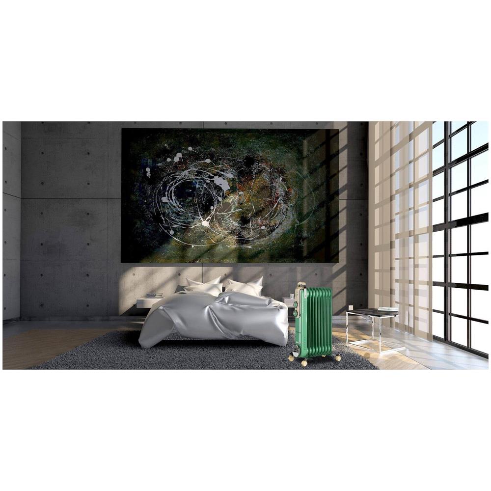 Radiatore a Olio Vintage 9 Elementi Potenza 2000 W Colore Verde - Foto 6