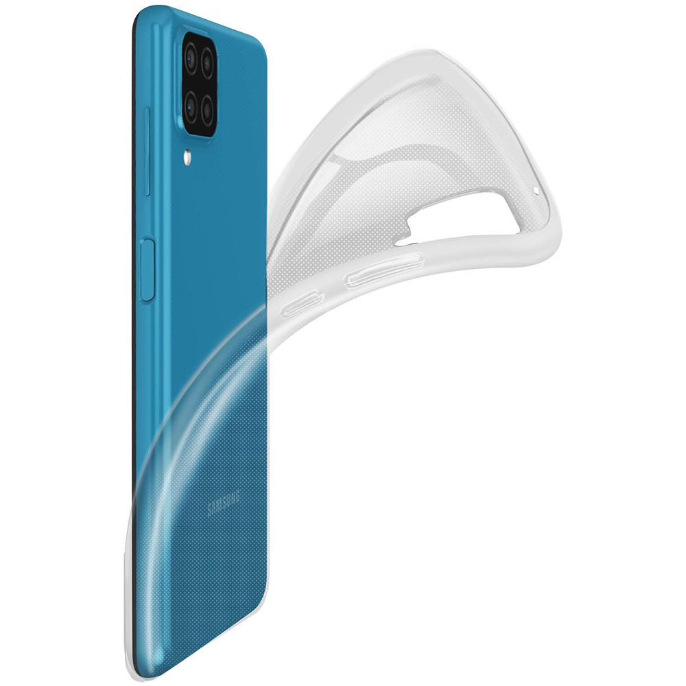 Cover Samsung Galaxy A12 Silicone Antishock Trasparente - Foto 2