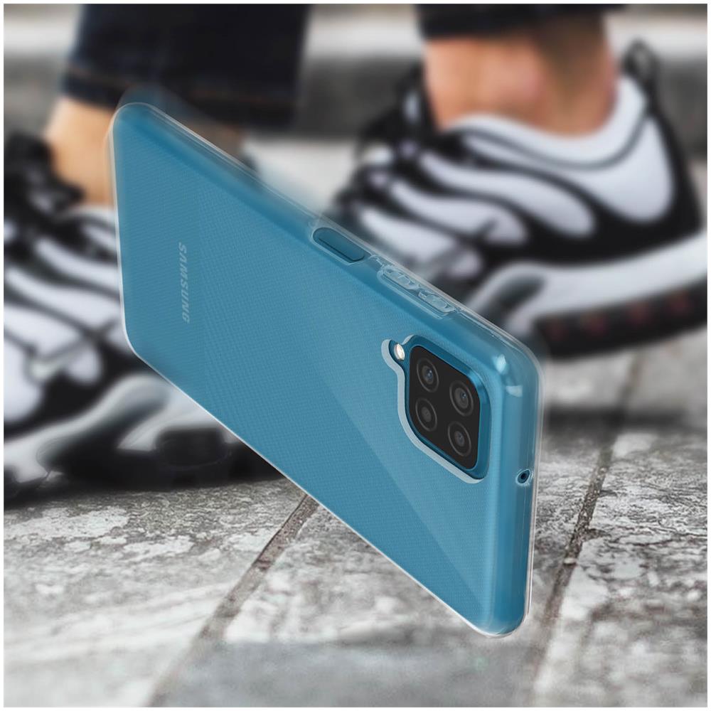 Cover Samsung Galaxy A12 Silicone Antishock Trasparente - Foto 5