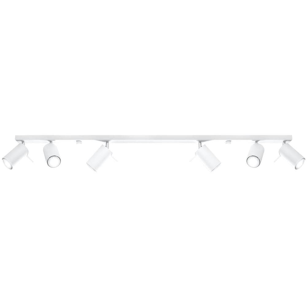 6 Light Spotlight Bar Bianco, Gu10 - Foto 1