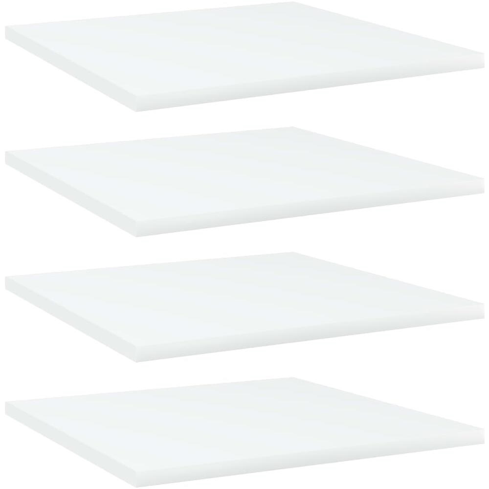 Ripiani per Libreria 4pz Bianchi 40x40x1,5 cm Legno Multistrato - Foto 1