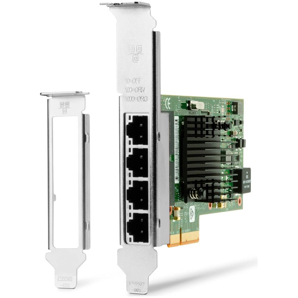 Intel Ethernet I350-T4 4-Port 1Gb NIC, Server, Cablato, 10/100/1000BaseT (X) , Gigabit Ethernet, PCI-E, IEEE 802.3, IEEE 802.3ab, IEEE 802.3u - Foto 1