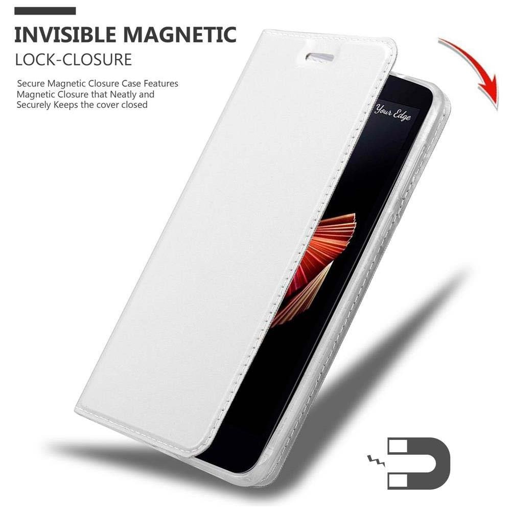 Custodia Compatibile Con Lg X Screen In Classy Argento - Coperchio Protettiva Con Chiusura Magnetica, Funzione Stand E Tasca Per Le Carte - Foto 8