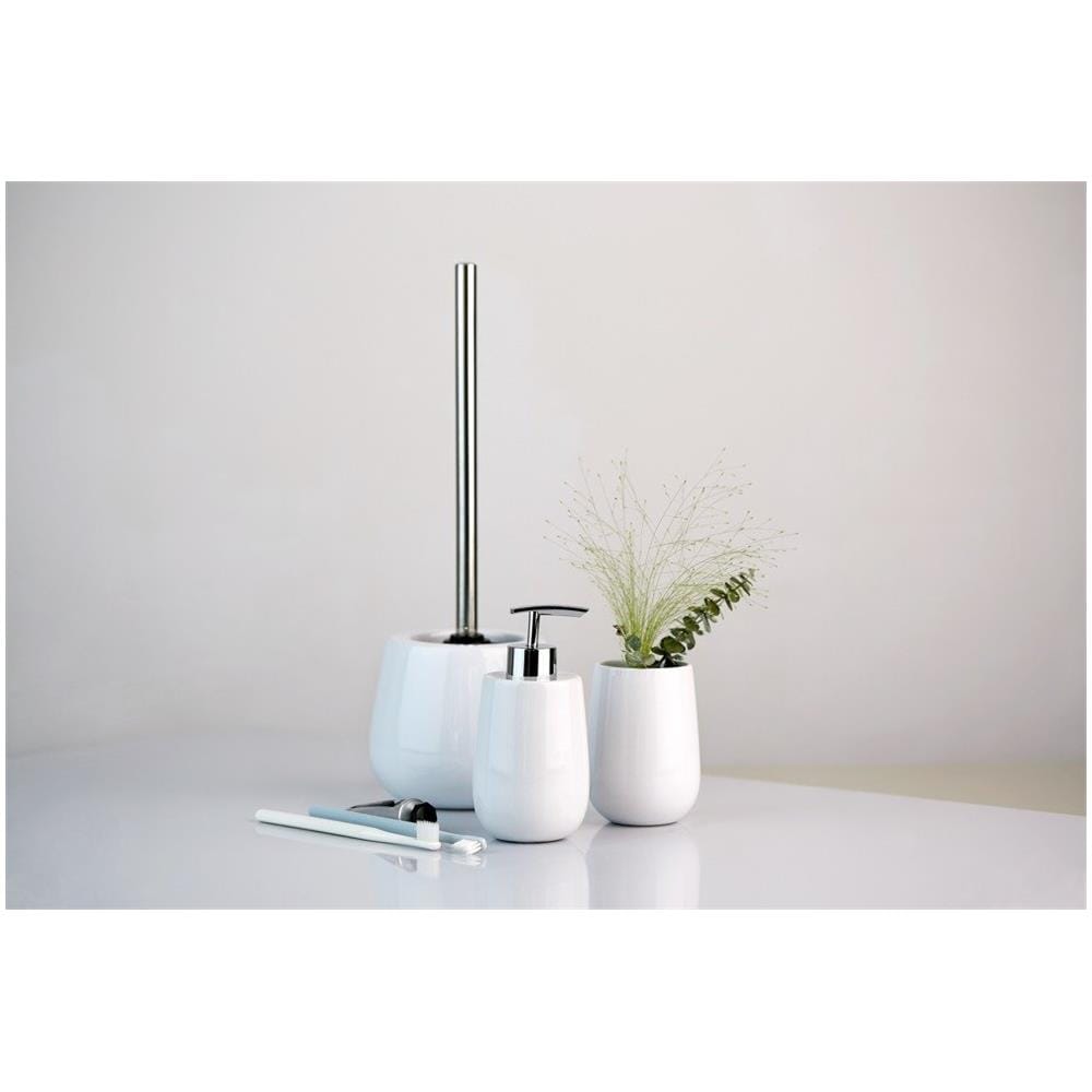 Contenitore Spazzola Malta White + Scopino Wc, Wenko - Foto 2