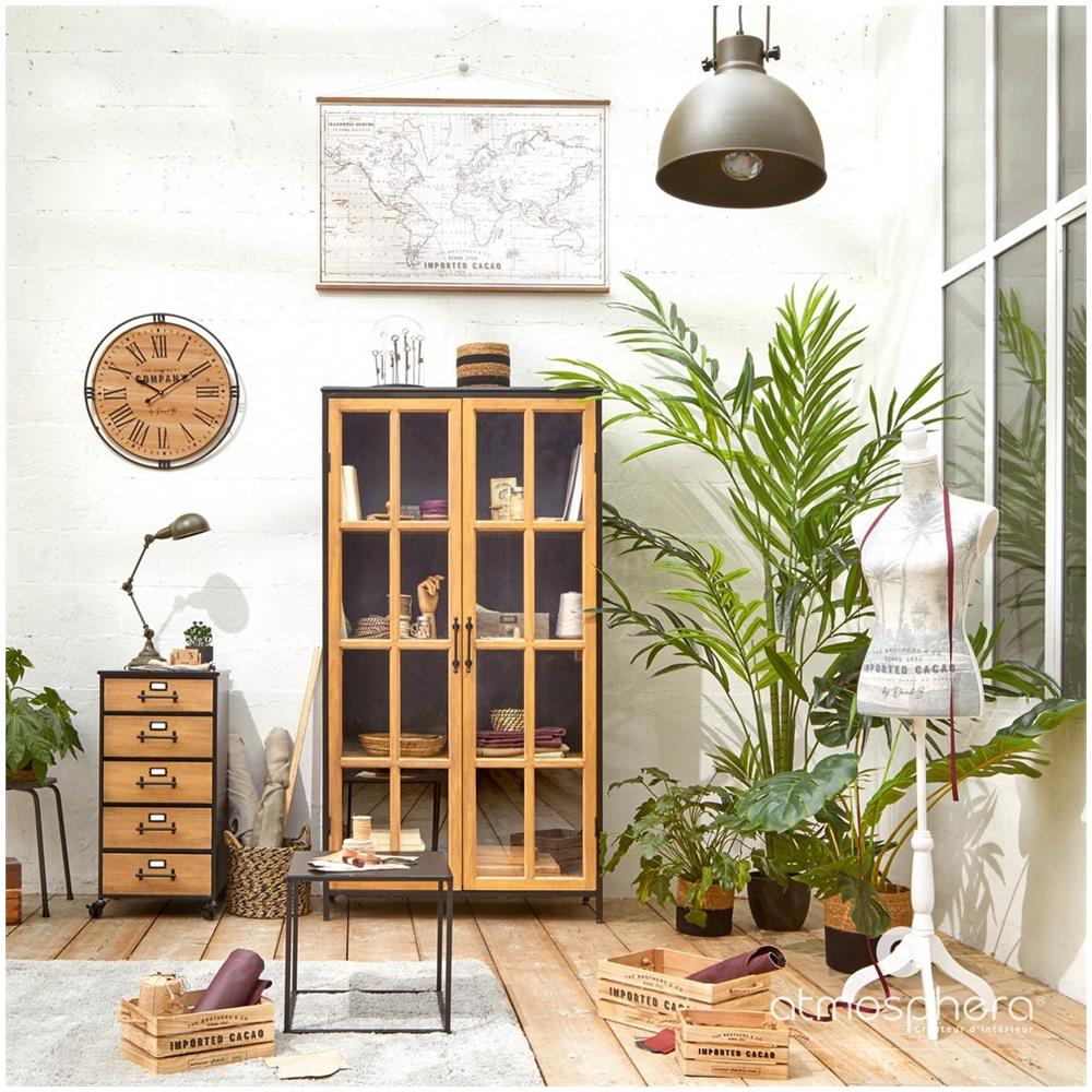 Lampada Da Tavolo Basalto, Metallo, 55 Cm, Nero - Foto 2