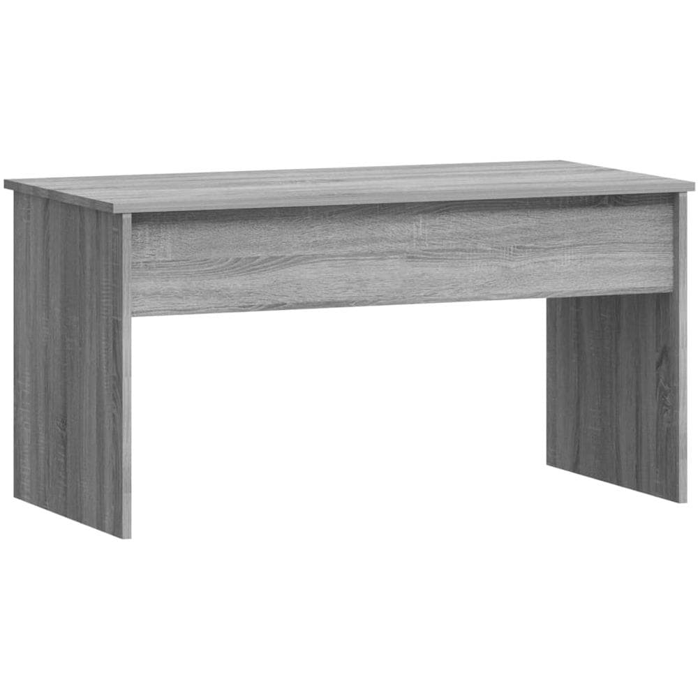 Tavolino Grigio Sonoma 101x50,5x52,5 Cm In Legno Multistrato - Foto 3