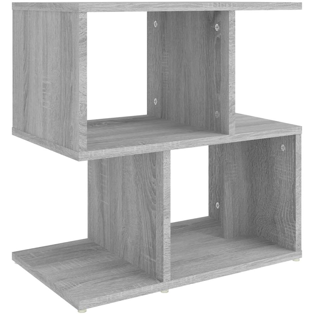 Comodino Grigio Sonoma 50x30x51,5 Cm In Legno Multistrato - Foto 1