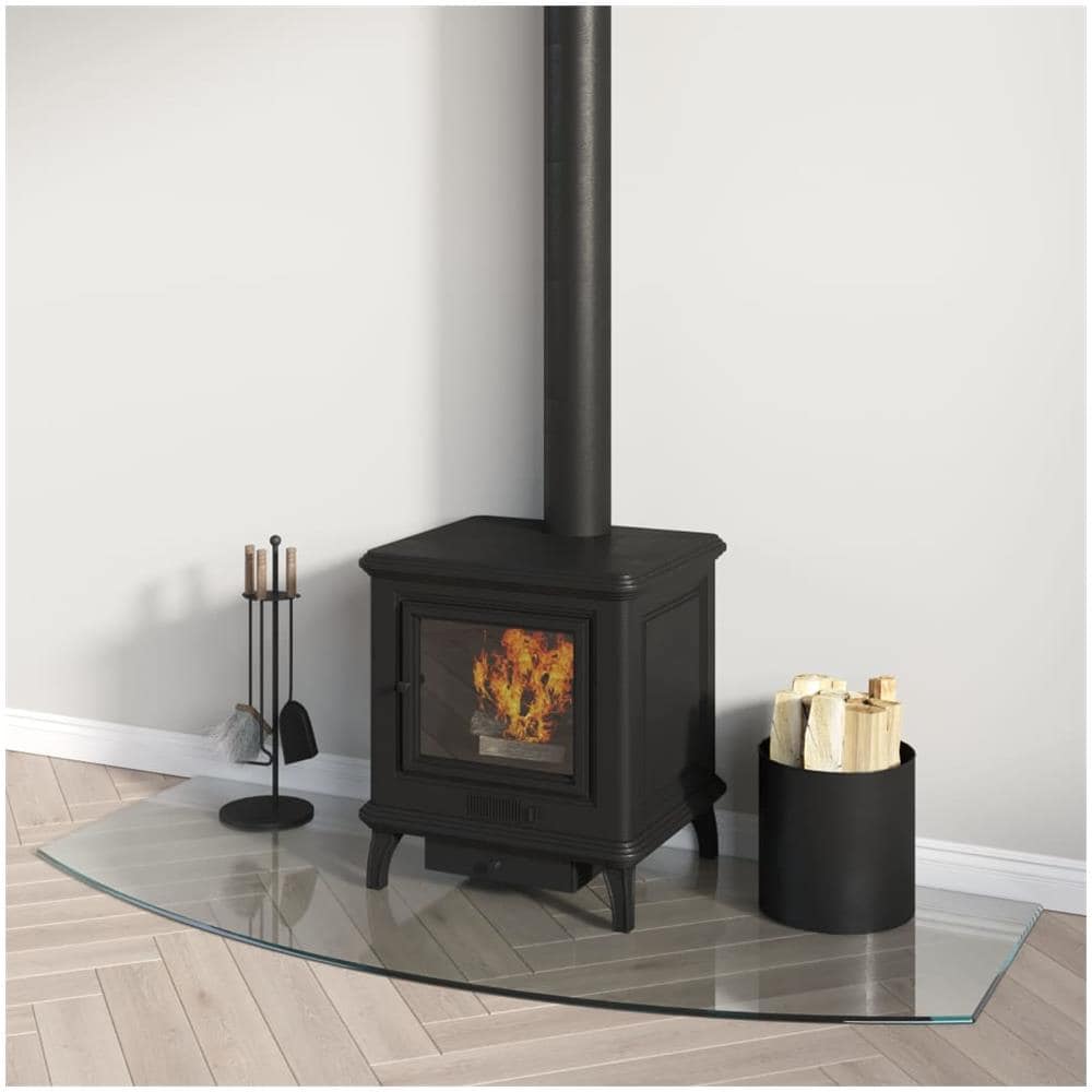 Lastra In Vetro Per Caminetto 120x50 Cm - Foto 3