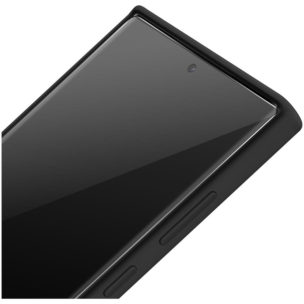 Vetro Temperato Per Samsung S23 Ultra Durezza 9h Bordo Smussato 2,5d Nero - Foto 5