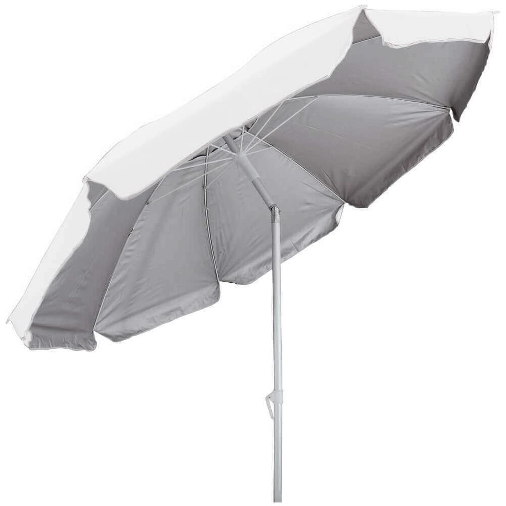 Ombrellone Da Spiaggia In Alluminio Colore Bianco - Foto 2