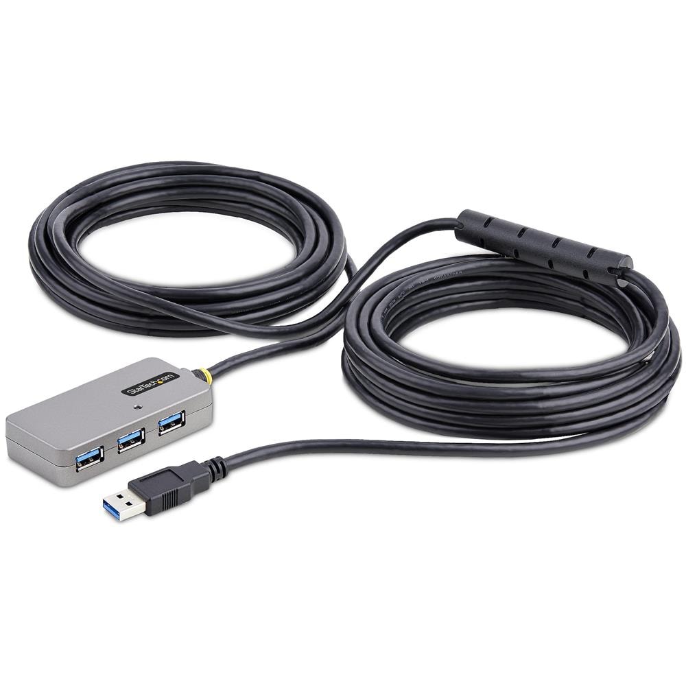 U01043-USB-EXTENDER hub di interfaccia USB 3.2 Gen 1 (3.1 Gen 1) Type-A 5000 Mbit /s Nero, Argento - Foto 1