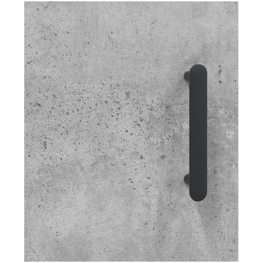 Armadietti A Parete 2 Pz Grigio Cemento In Legno Multistrato - Foto 2