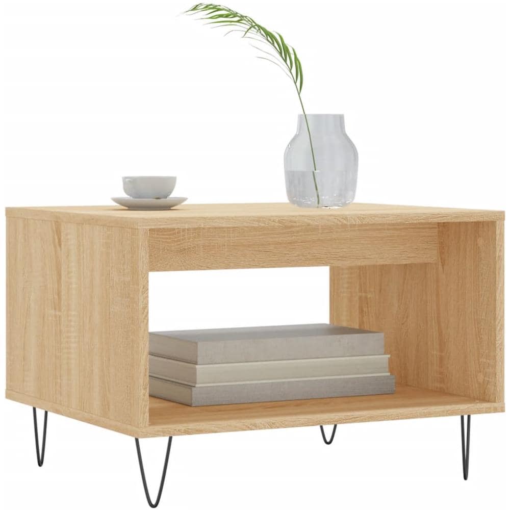 Tavolino Da Salotto Rovere Sonoma 60x50x40 Cm Legno Multistrato - Foto 3