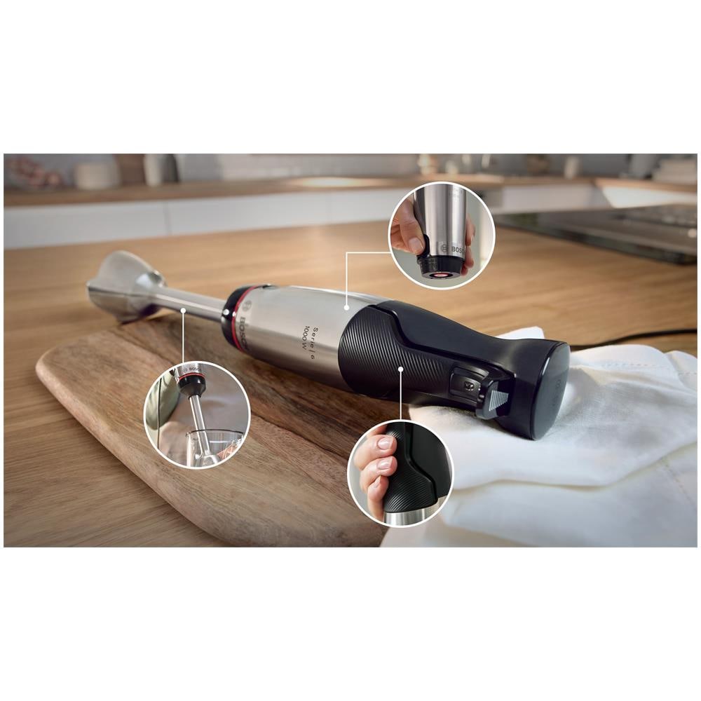 Serie 6 MSM6M622 frullatore 0,6 L Frullatore per cottura 1000 W Nero, Stainless steel - Foto 2
