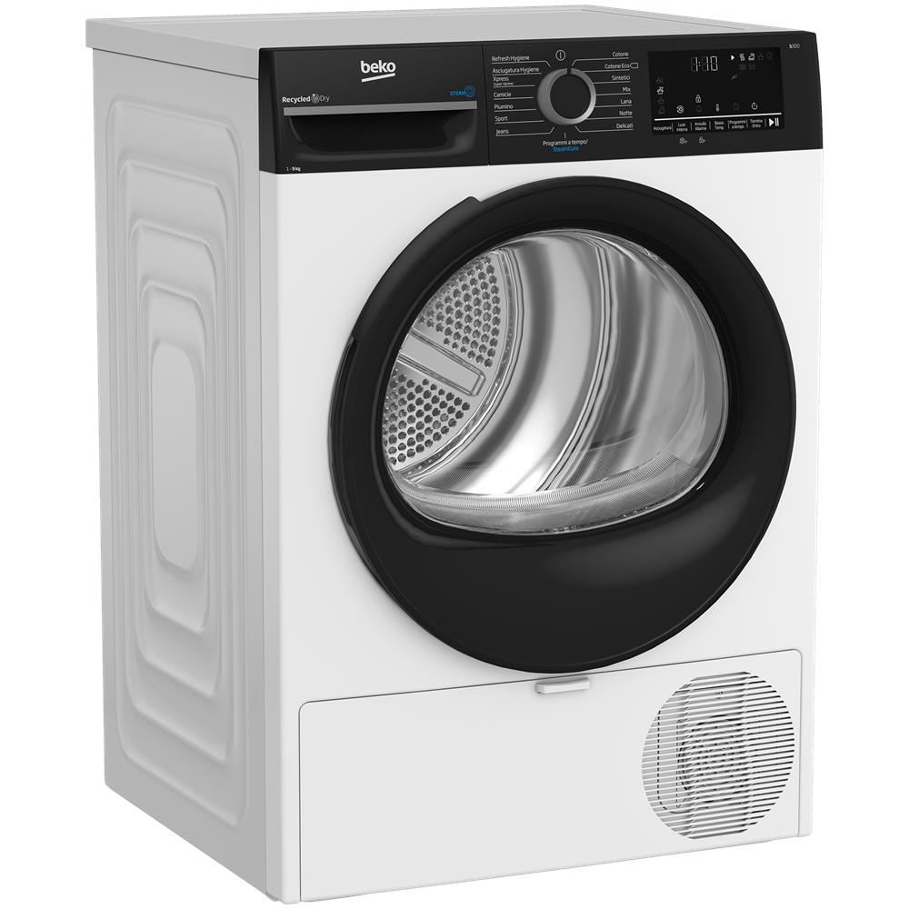 Asciugatrice BMGT491SBI Eco Gentle 9 Kg Classe A+++ a Condensazione con Pompa di Calore - Foto 8