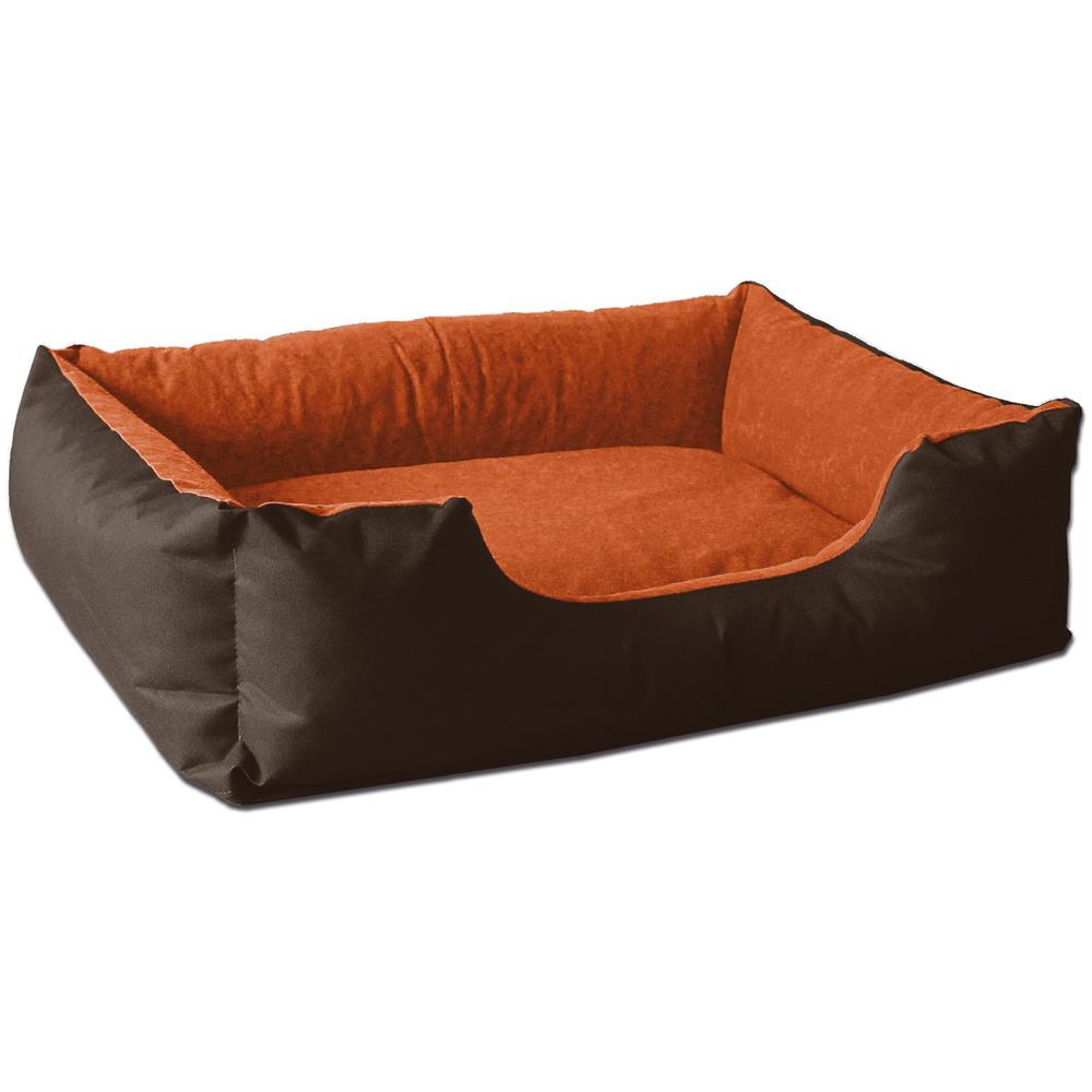 Lupi Letto Per Cane / gatto Cuccia Cuscino Per Cane, Divano Per Cane, Cestino Per Cane, Marrone / arancione M - Foto 1