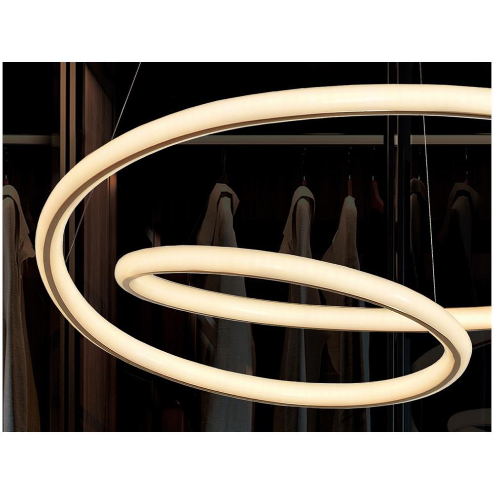 Lampada A Sospensione A Led Integrata, Glitter Oro - Foto 1