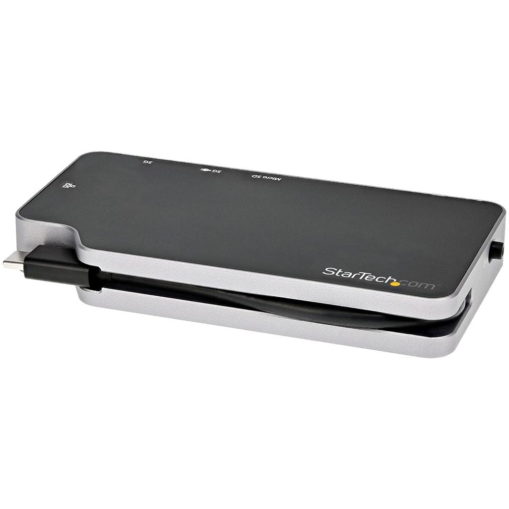 Adattatore Multiporta USB C - Convertitore USB-C a HDMI 4K o VGA con 100W Power Delivery Pass-through, 2 porte 10Gbps USB Hub, MicroSD, GbE - Mini dock da viaggio USB 3.1 Type-C - Foto 2