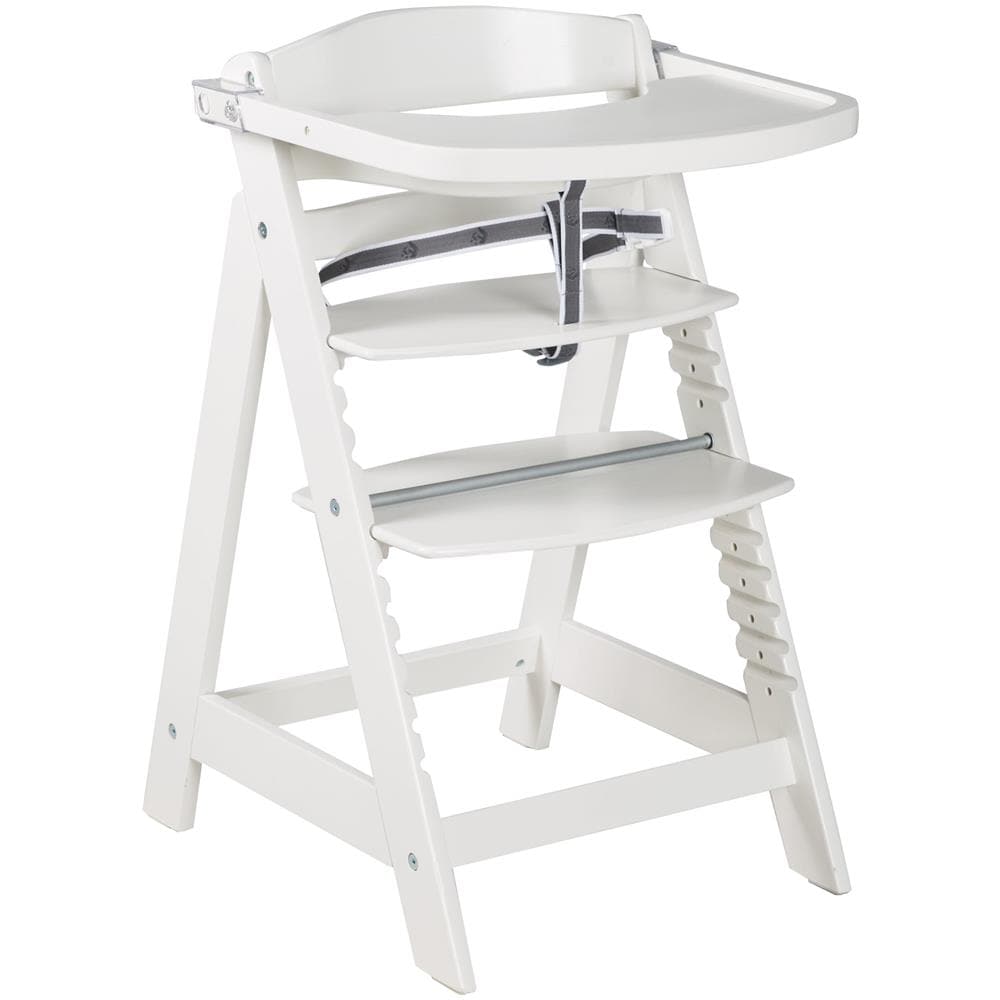 Seggiolone Sit Up Click e Fun - Incl. tavolo da pranzo e appendiabiti - Chiusura a scatto - Cresce con il bambino - Bianco - Foto 1