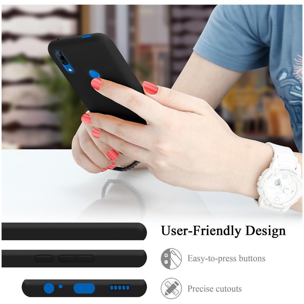 Custodia Compatibile Con Huawei P Smart 2019 In Liquid Nero - Coperchio Protettivo In Silicone Tpu Flessibile - Foto 7