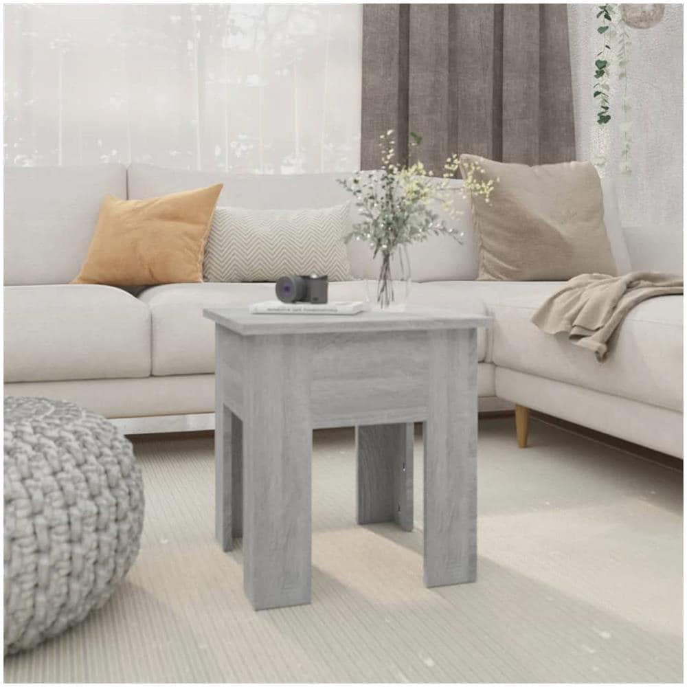 Tavolino da Salotto Grigio Sonoma 40x40x42 cm in Truciolato - Foto 1
