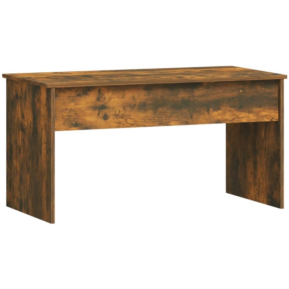 Tavolino Rovere Fumo 102x50,5x52,5 Cm In Legno Multistrato - Foto 3