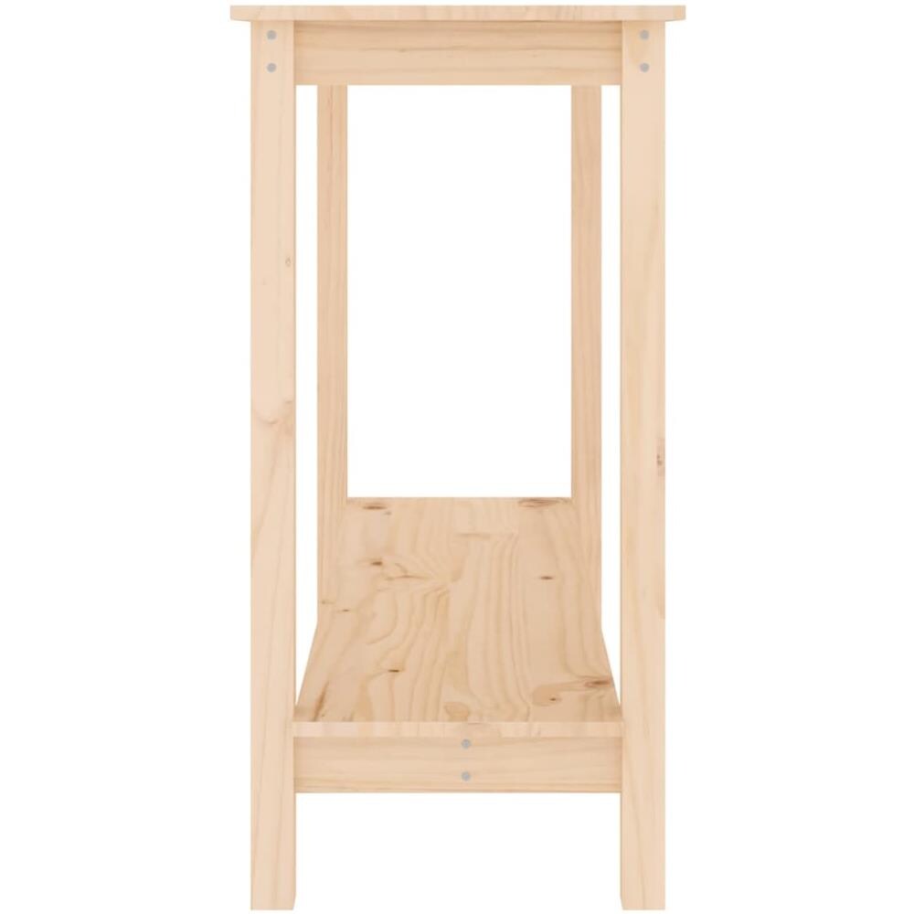 Tavolo Consolle 110x40x80 cm in Legno Massello di Pino - Foto 2