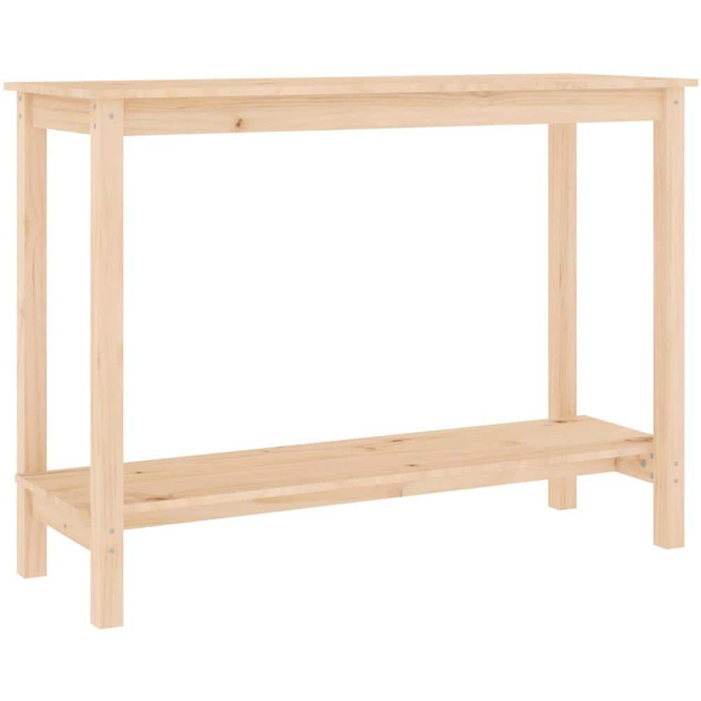 Tavolo Consolle 110x40x80 cm in Legno Massello di Pino - Foto 1