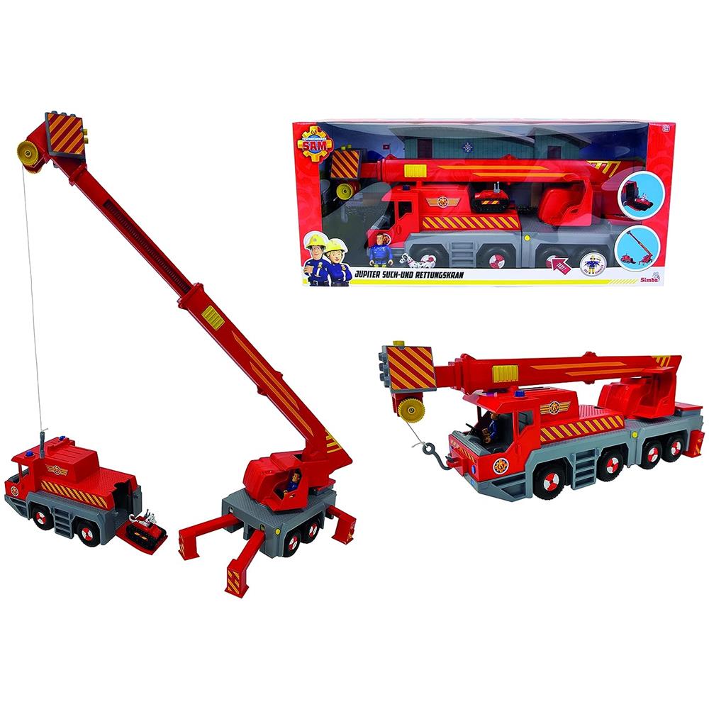 Playset 109252517038 Sam Il Pompiere Rescue Crane 2 In 1 - Foto 2