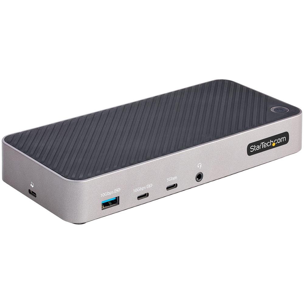 Docking Station Universale per Notebook 5x USB 3.2 / 2x DisplayPort / 3x HDMI per Triplo Monitor 4K Grigio / Argento + Power Delivery 100W - Foto 1