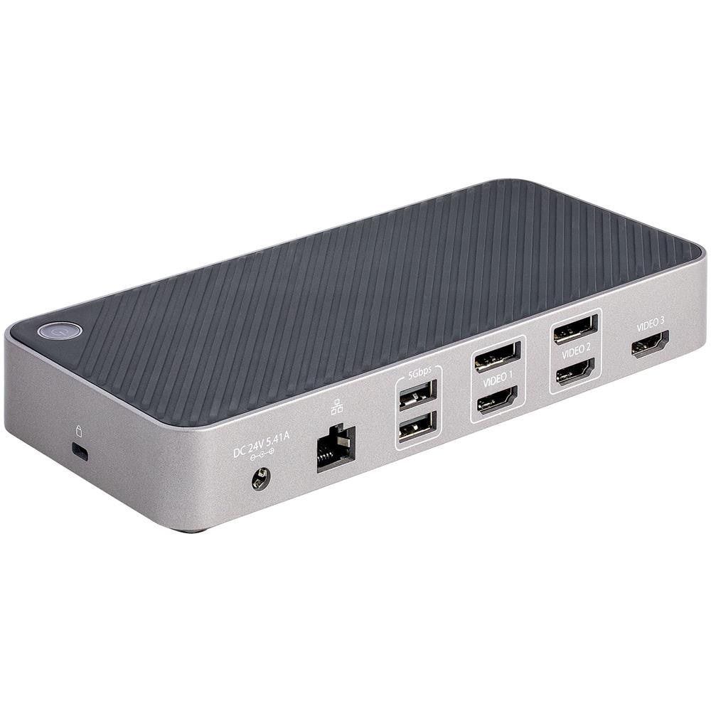 Docking Station Universale per Notebook 5x USB 3.2 / 2x DisplayPort / 3x HDMI per Triplo Monitor 4K Grigio / Argento + Power Delivery 100W - Foto 2