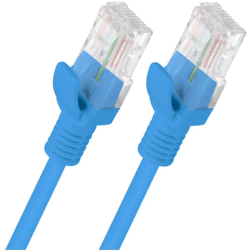 Cavo Di Rete Ethernet Utp Cat. 5e Blu 1,5m - Foto 2