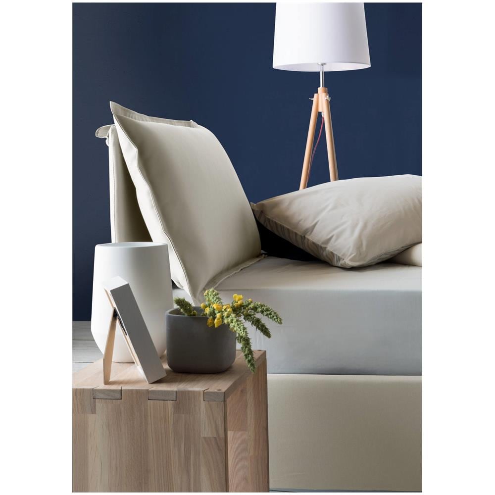 TALAMO ITALIA Letto Singolo Carla Letto Contenitore Con Rivestimento In Tessuto 100% Made In Italy Apertura Frontale Adatto Per Materasso Cm 90x200 Beige OG12340