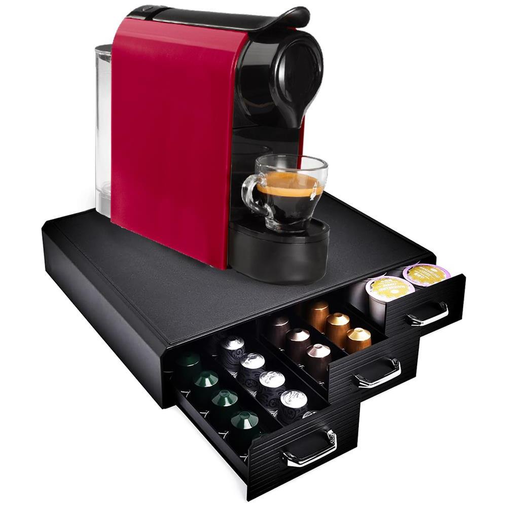 Porta Capsule Caffè Professionale 3 Cassetti Station Organizer Bar Caffetteria - Foto 2
