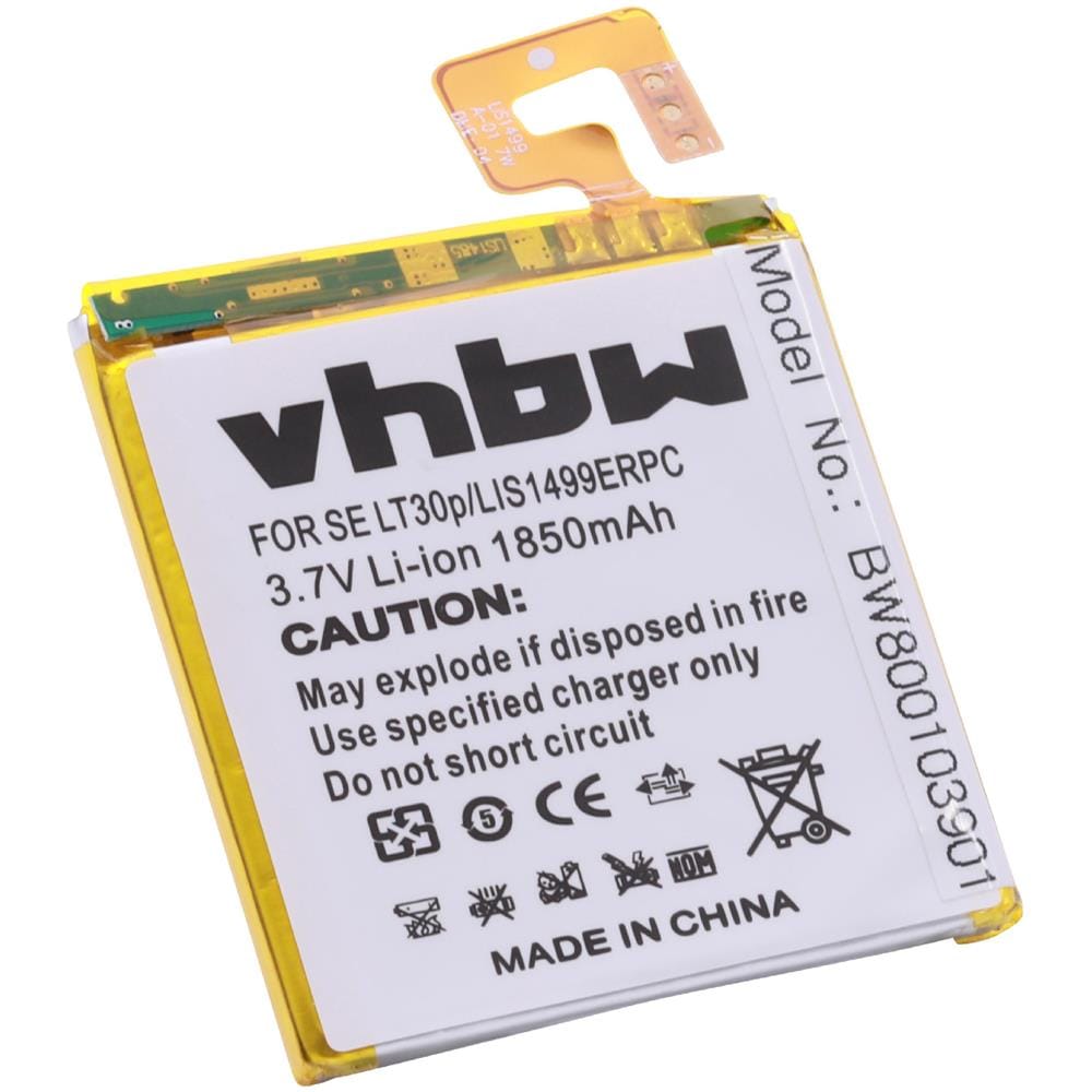 Li-polymer Batteria 1780mah (3.7v) Per Sony Ericsson Lt30a, Lt30i, Mint, Xperia T Lt30p, Xperia Sostituisce 1257-1456, 1257-1456.1b, Lis1499erpc. - Foto 2